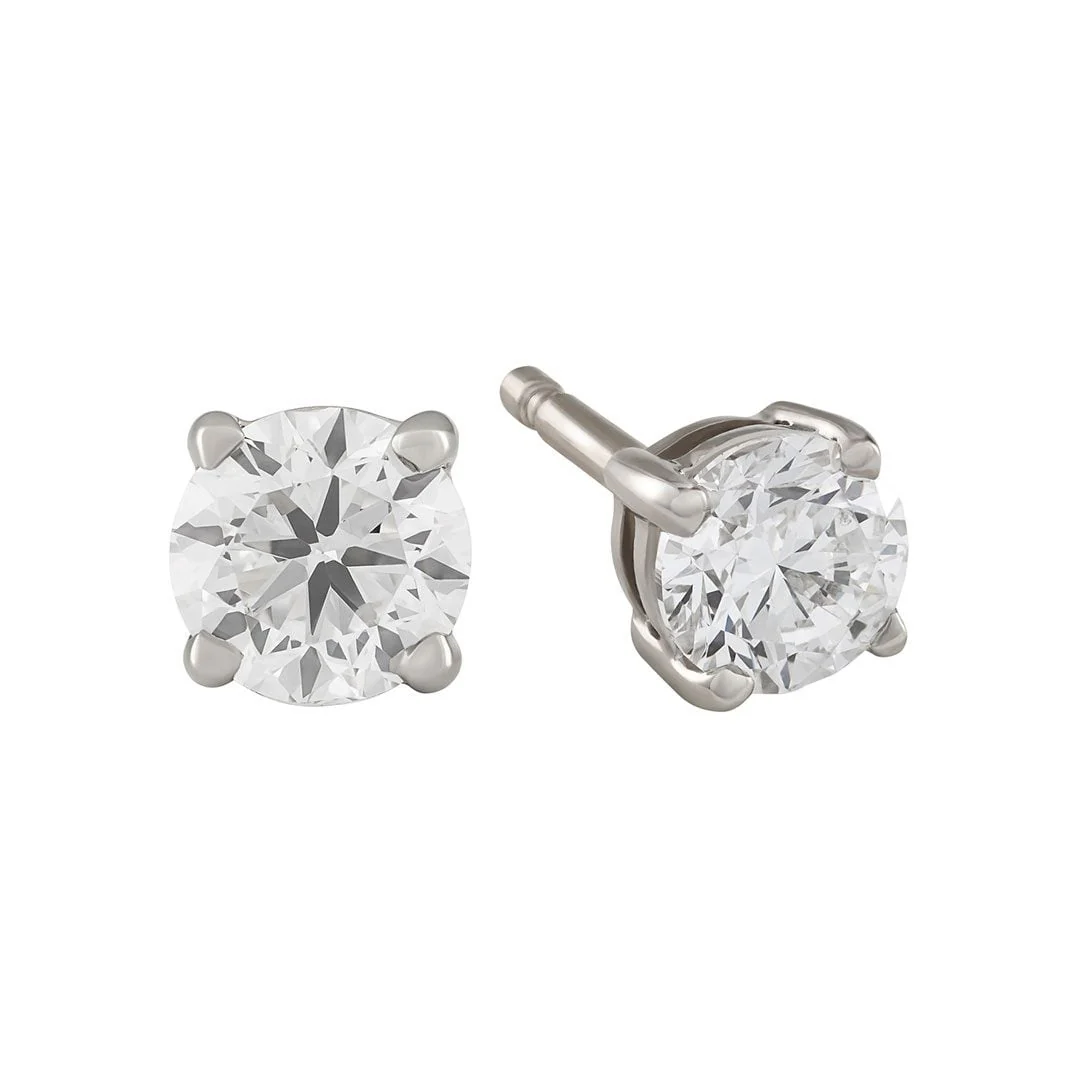 Diamond Classics 18ct White Gold Diamond Stud Earrings