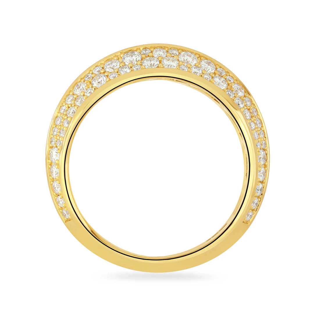 18ct Yellow Gold Round Brilliant Cut Diamond Ring - Image 3