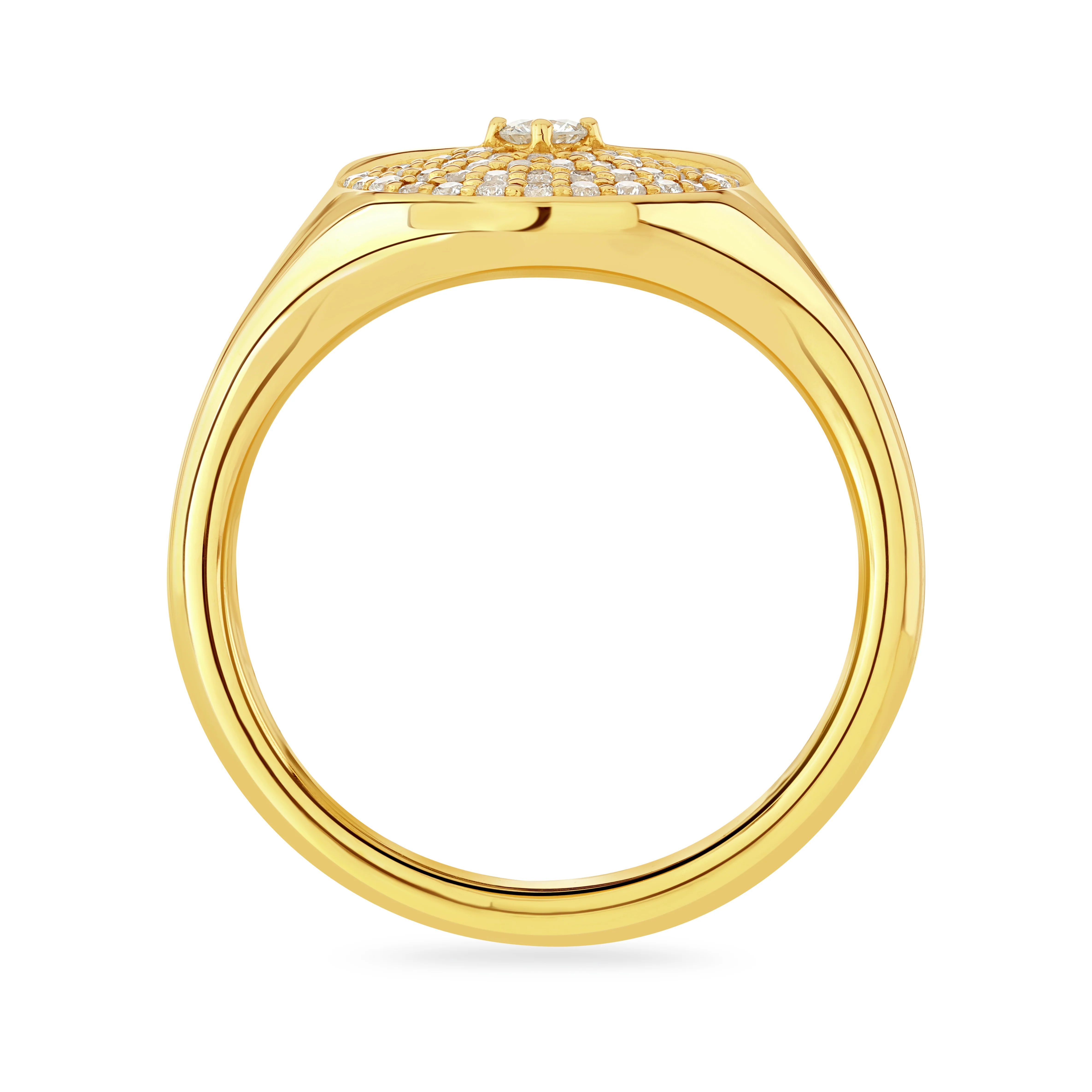 Alba Yellow Gold Diamond Ring - Image 5