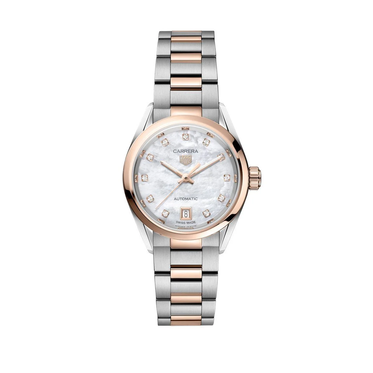 TAG Heuer Carrera Date Steel & Rose Gold 29mm Watch