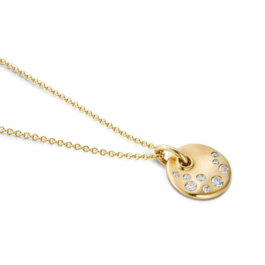 Cloud Nine 18ct Yellow Gold Diamond Necklace - Image 3