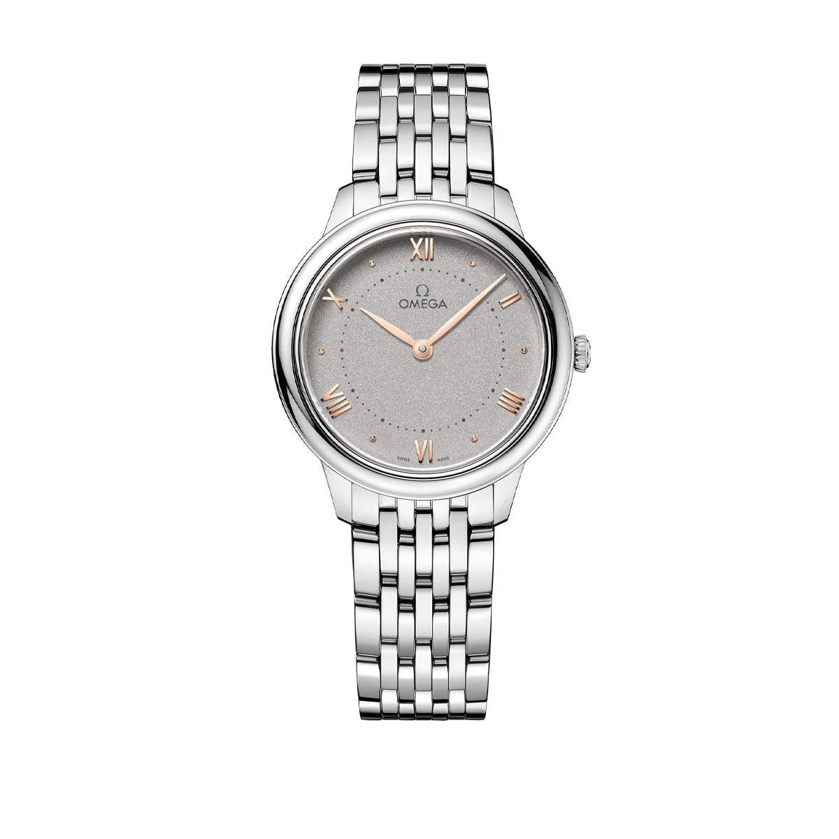 OMEGA De Ville Prestige Quartz O-MEGASTEEL 30mm Watch