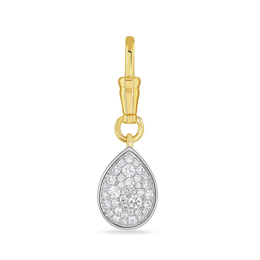 Diamond Reversible Pendant Charm - Image 3