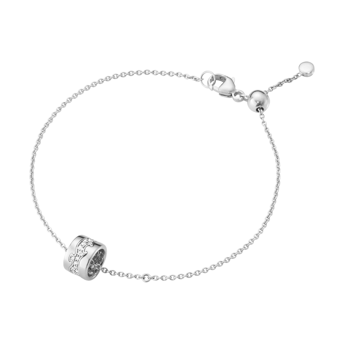 Fusion 18ct White Gold and Diamond Bracelet