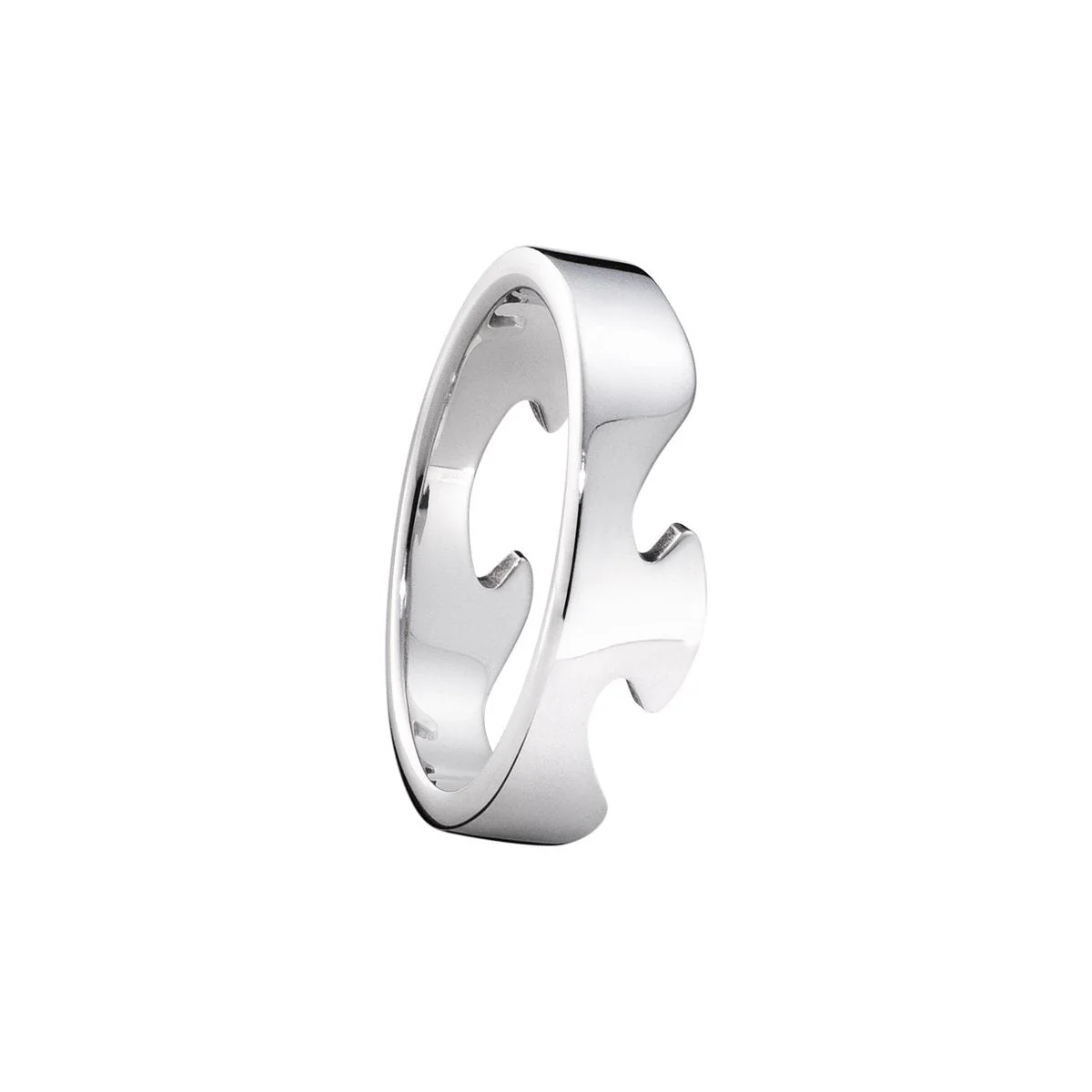 Fusion 18ct White Gold End Ring