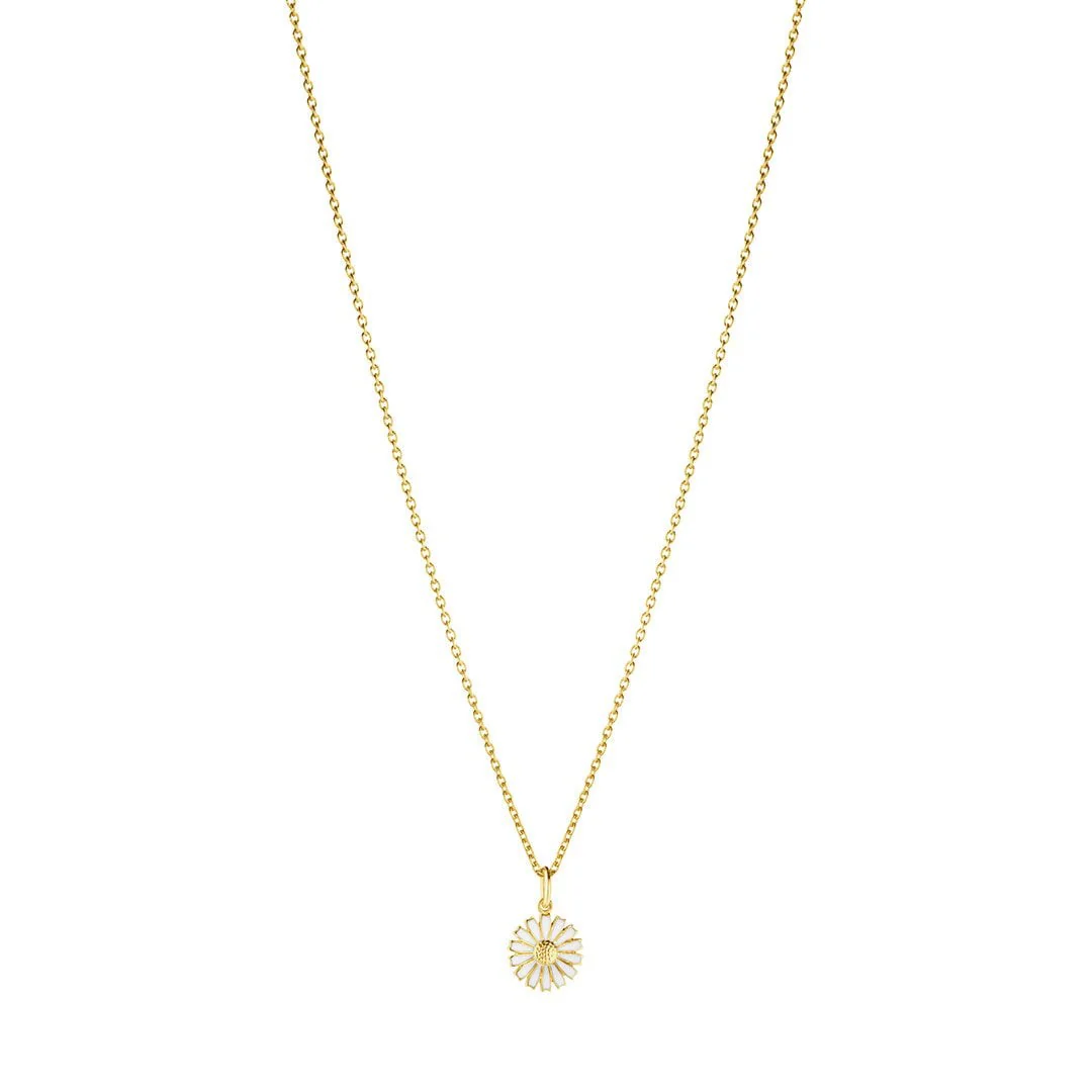 Gold Plated Sterling Silver Daisy Pendant