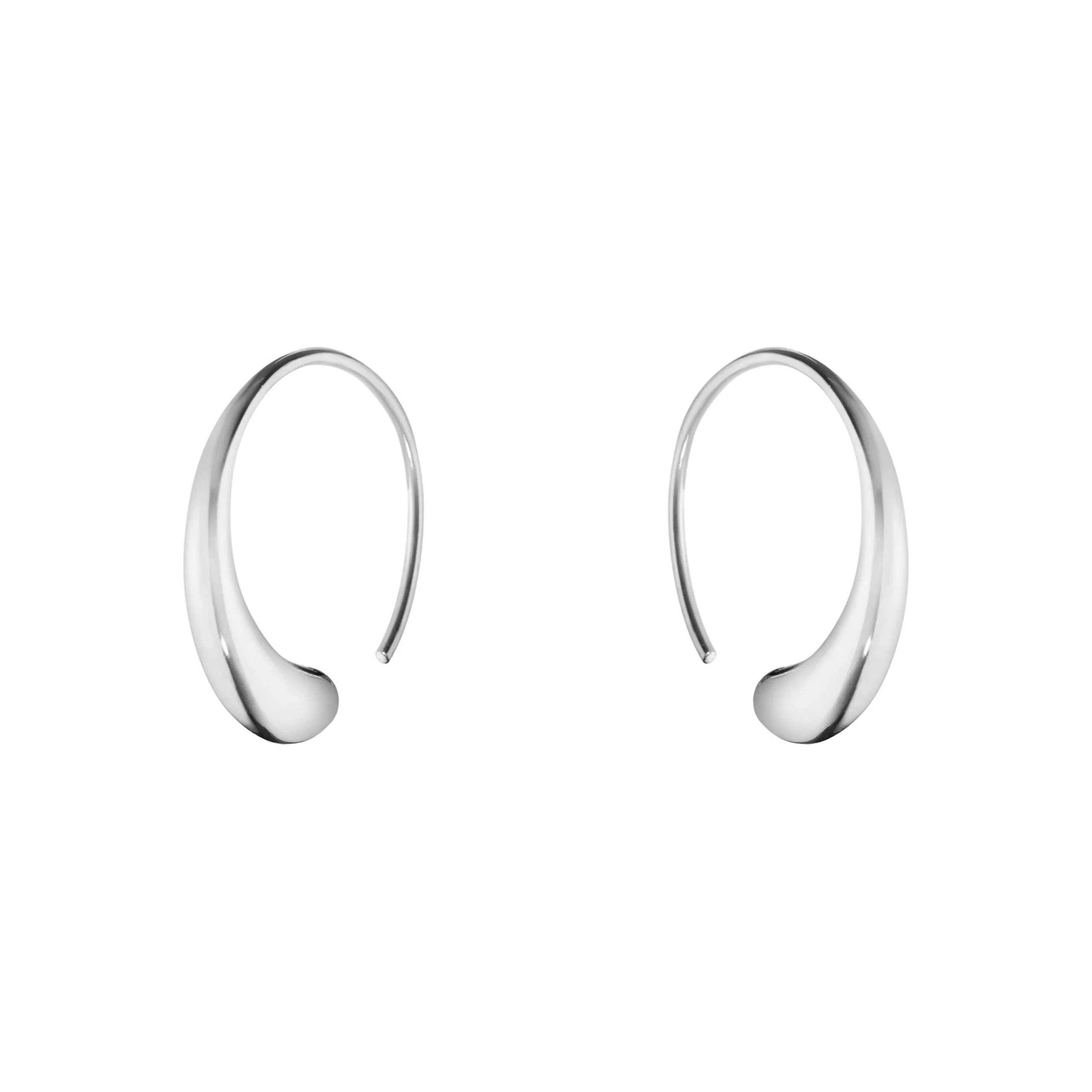 Mercy Sterling Silver Hoop Earrings