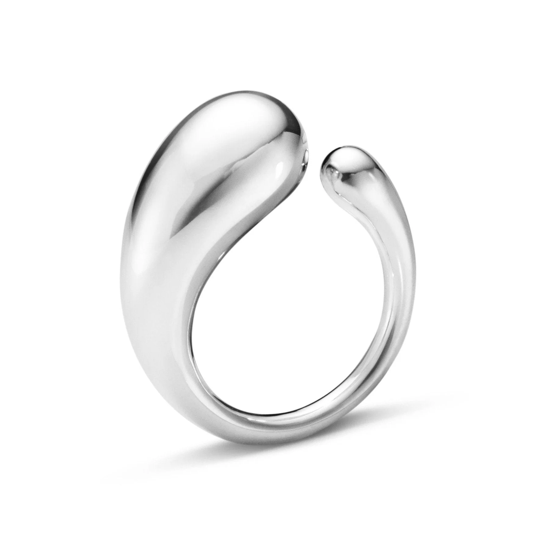 Mercy Large Sterling Silver Open Ring