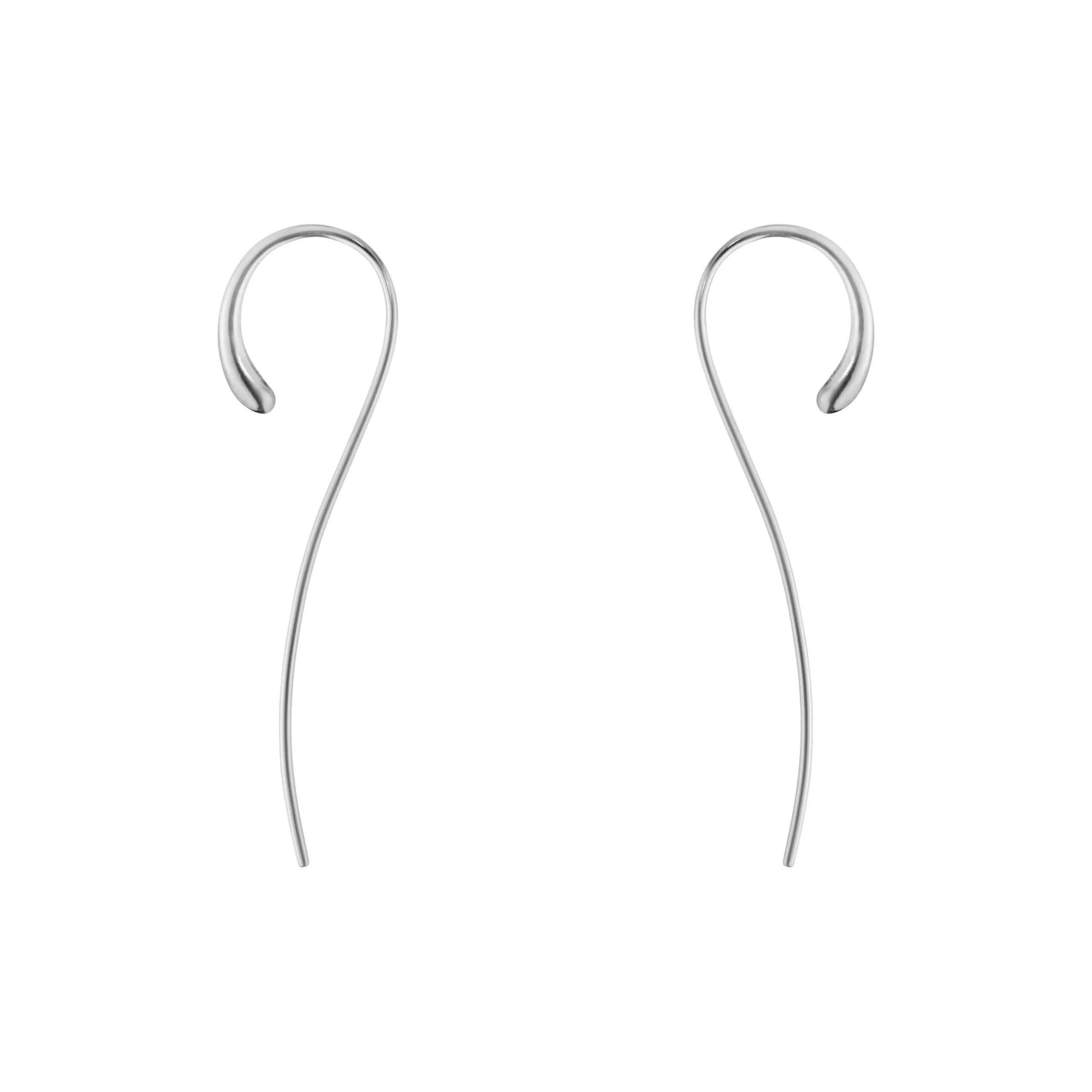 Mercy Long Threader Sterling Silver Earrings