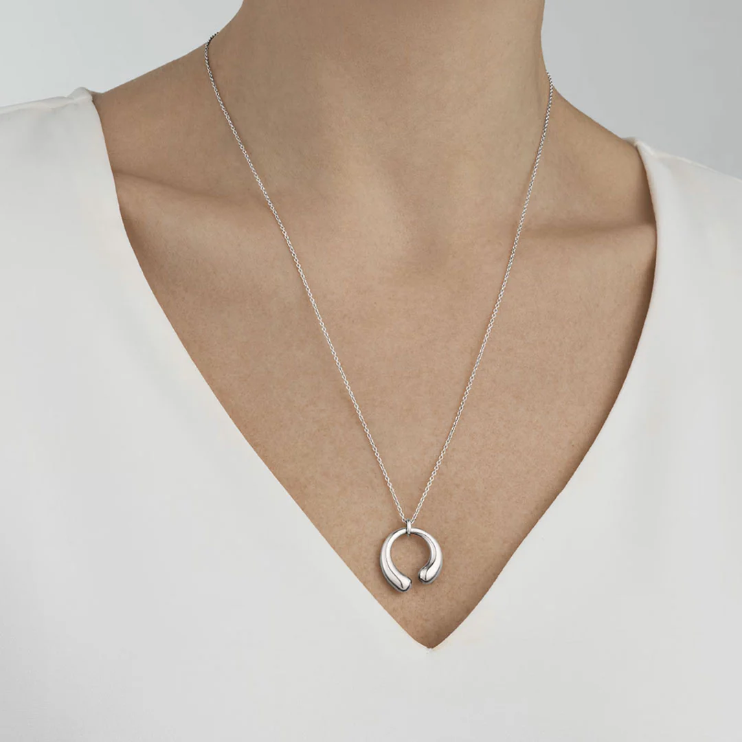 Mercy Medium Sterling Silver Pendant - Image 2