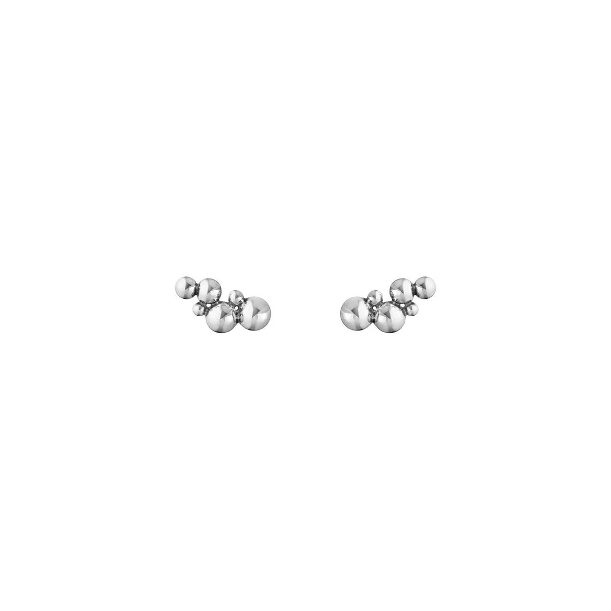 Moonlight Grapes Silver Ear Cuffs