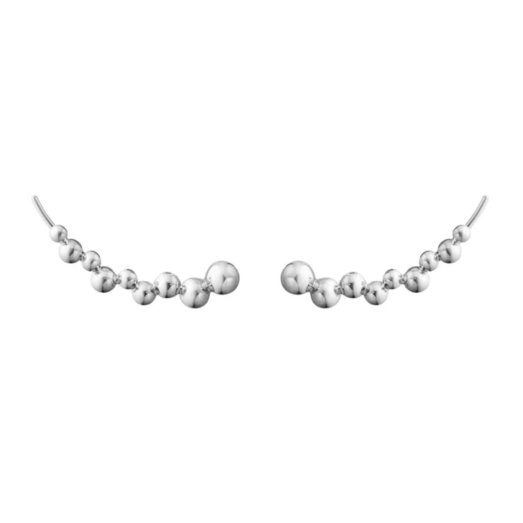 Moonlight Grapes Sterling Silver Ear Cuffs