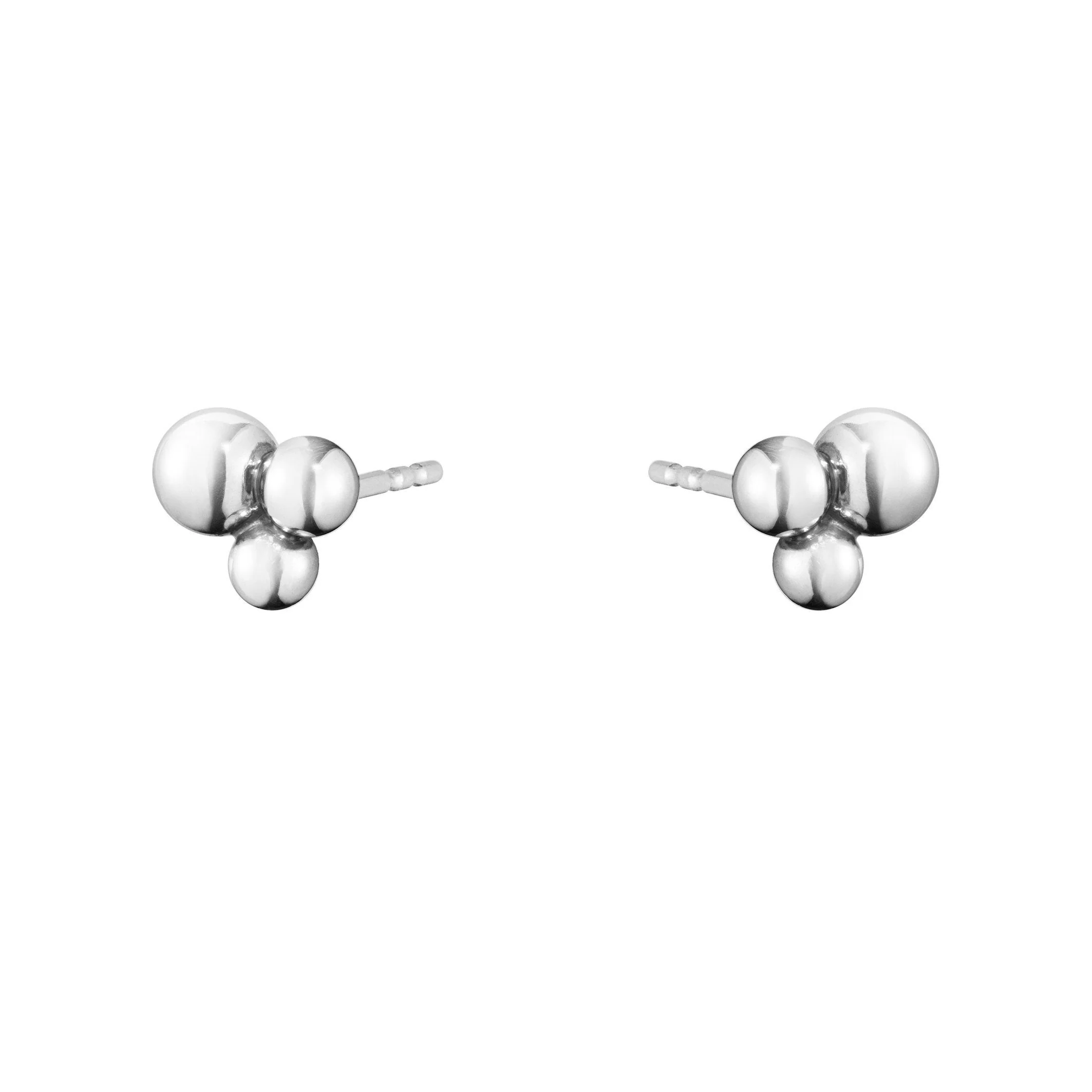 Moonlight Grapes Sterling Silver Stud Earrings