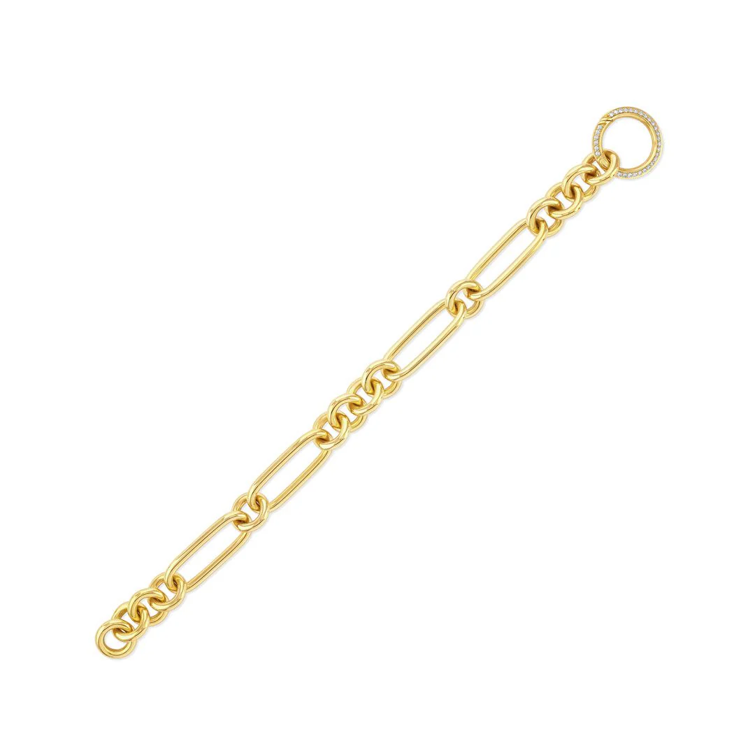 Giallo Pavé Yellow Gold Diamond Bracelet - Image 3