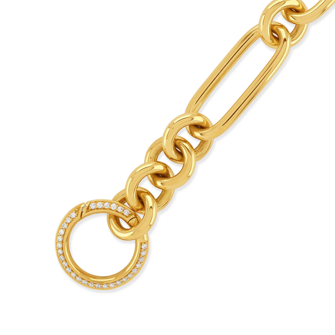Giallo Pavé Yellow Gold Diamond Necklace - Image 3