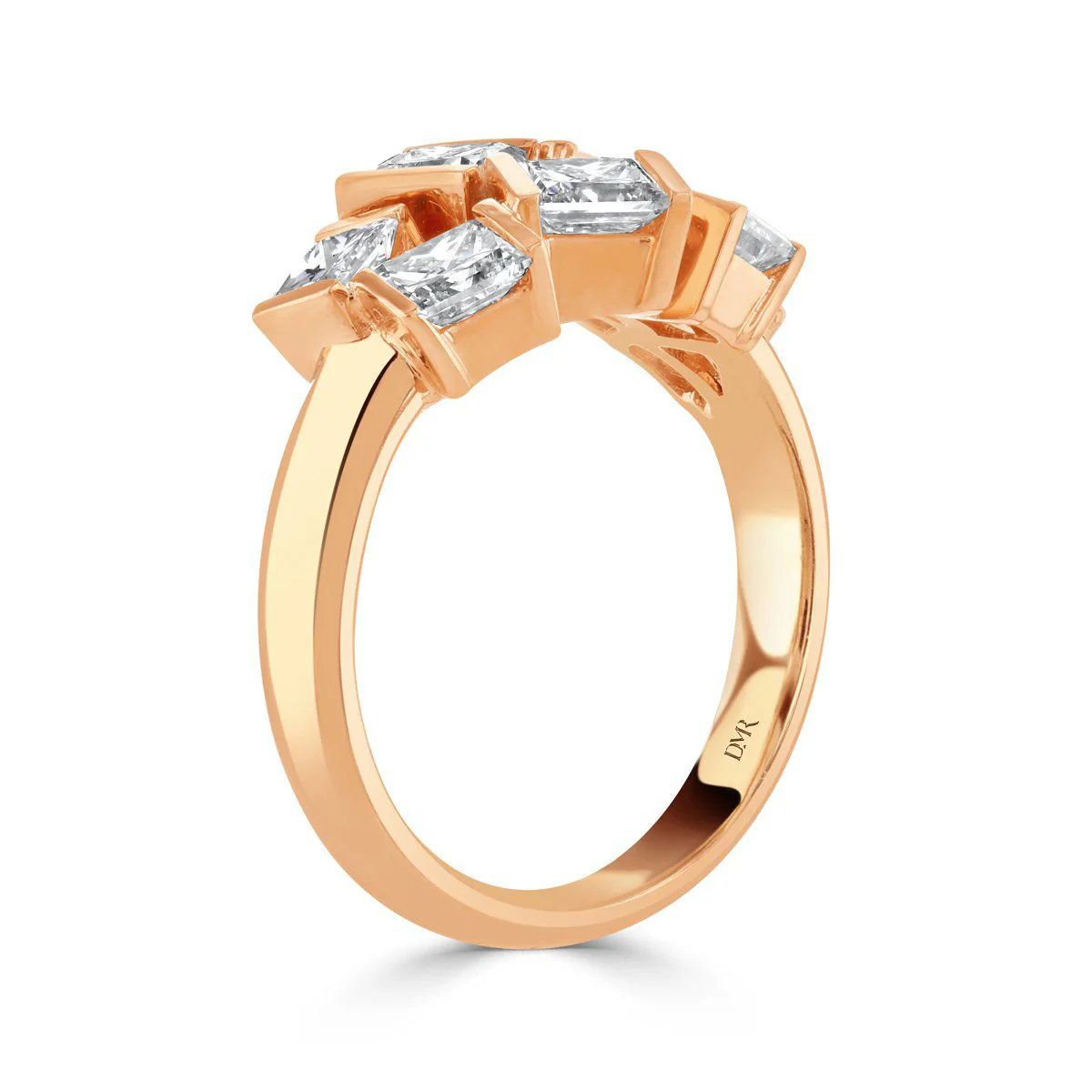 Hopscotch Rose Gold Diamond Ring - Image 3