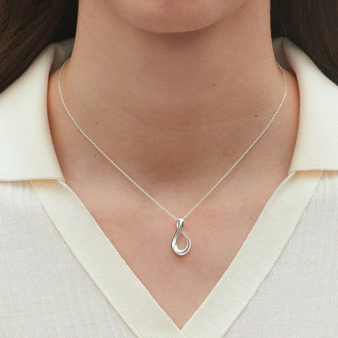Infinity Silver Necklace - Image 2