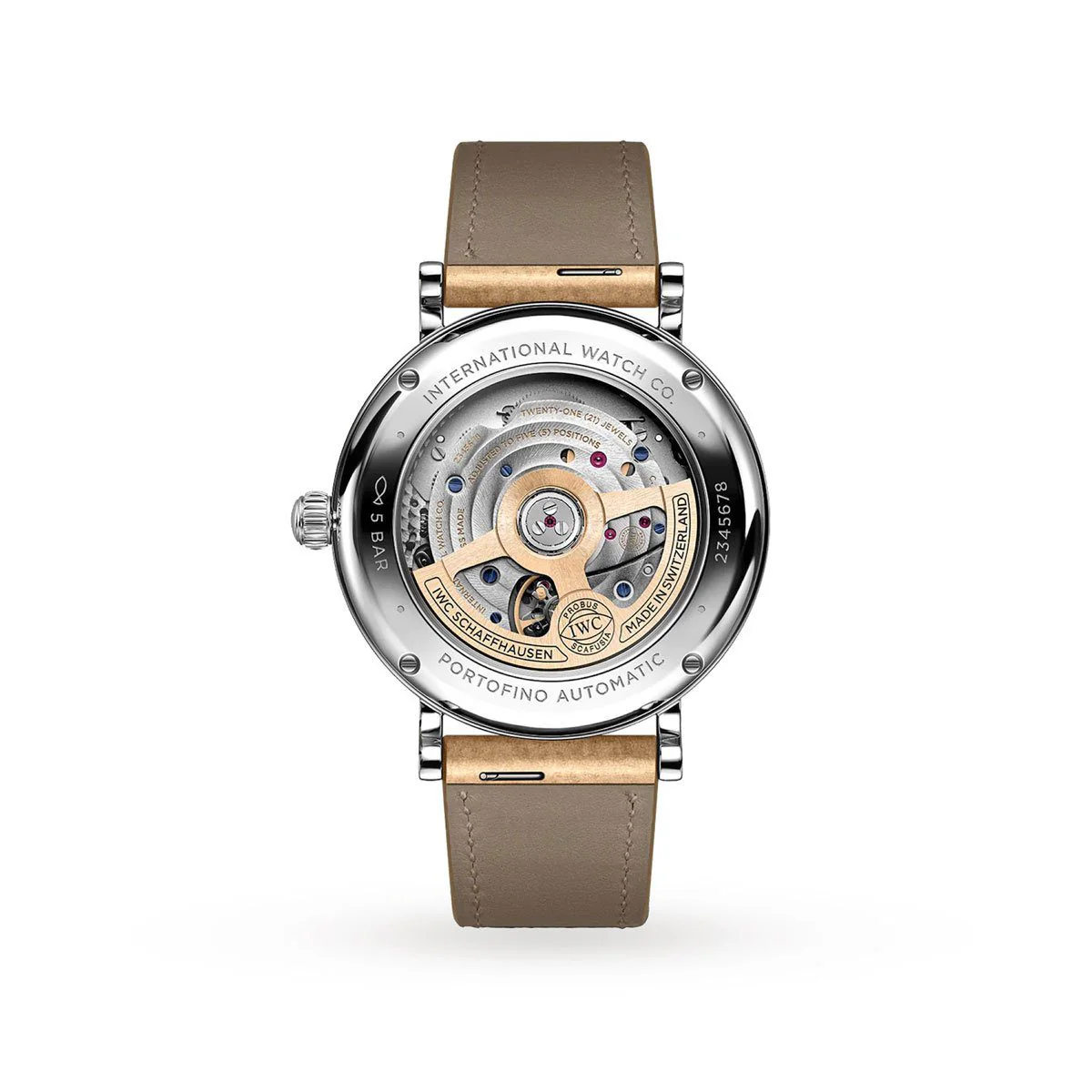 IWC Schaffhausen Portofino Automatic 37mm Watch - Image 3