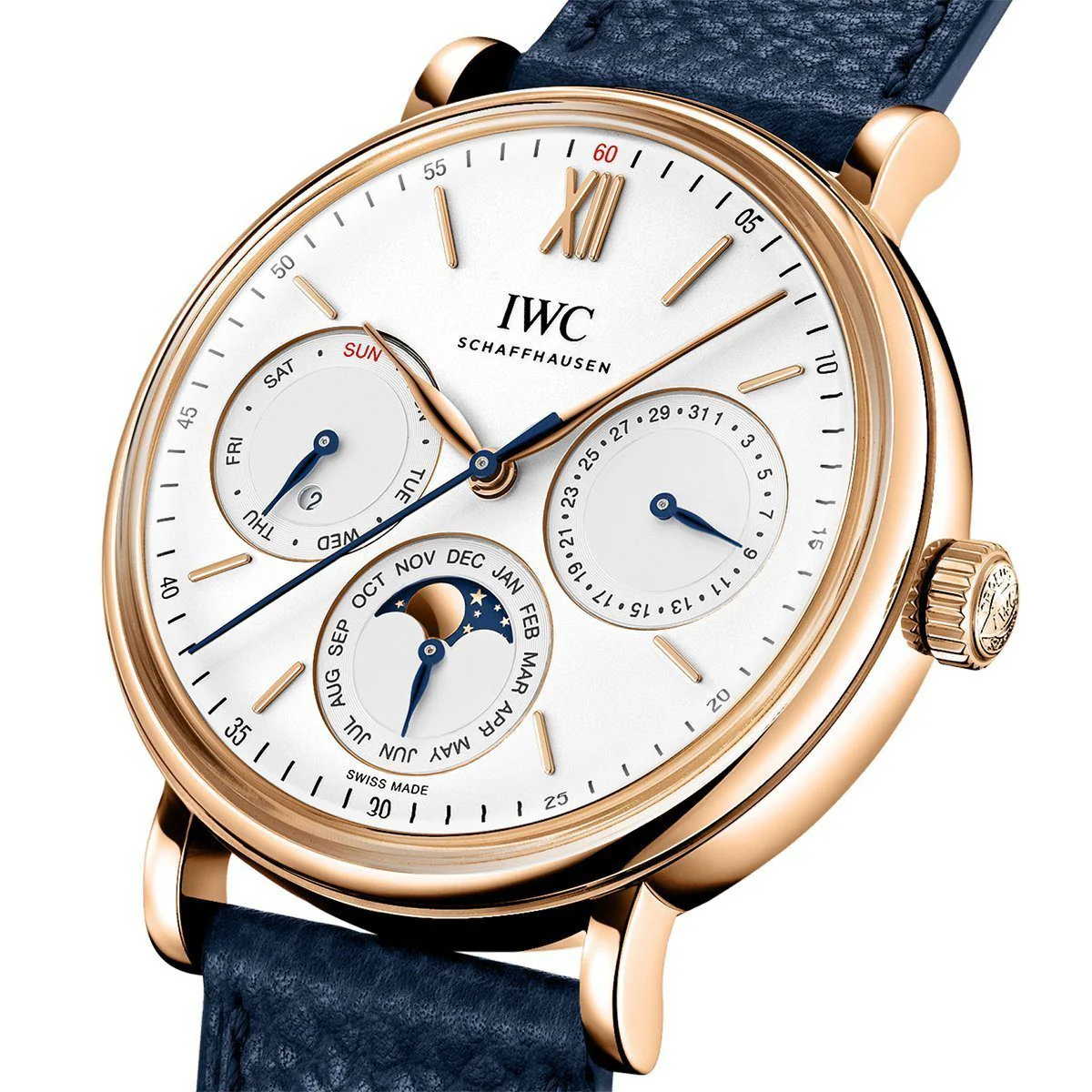 IWC Schaffhausen Portofino Perpetual Calendar 40mm Gold Watch - Image 2