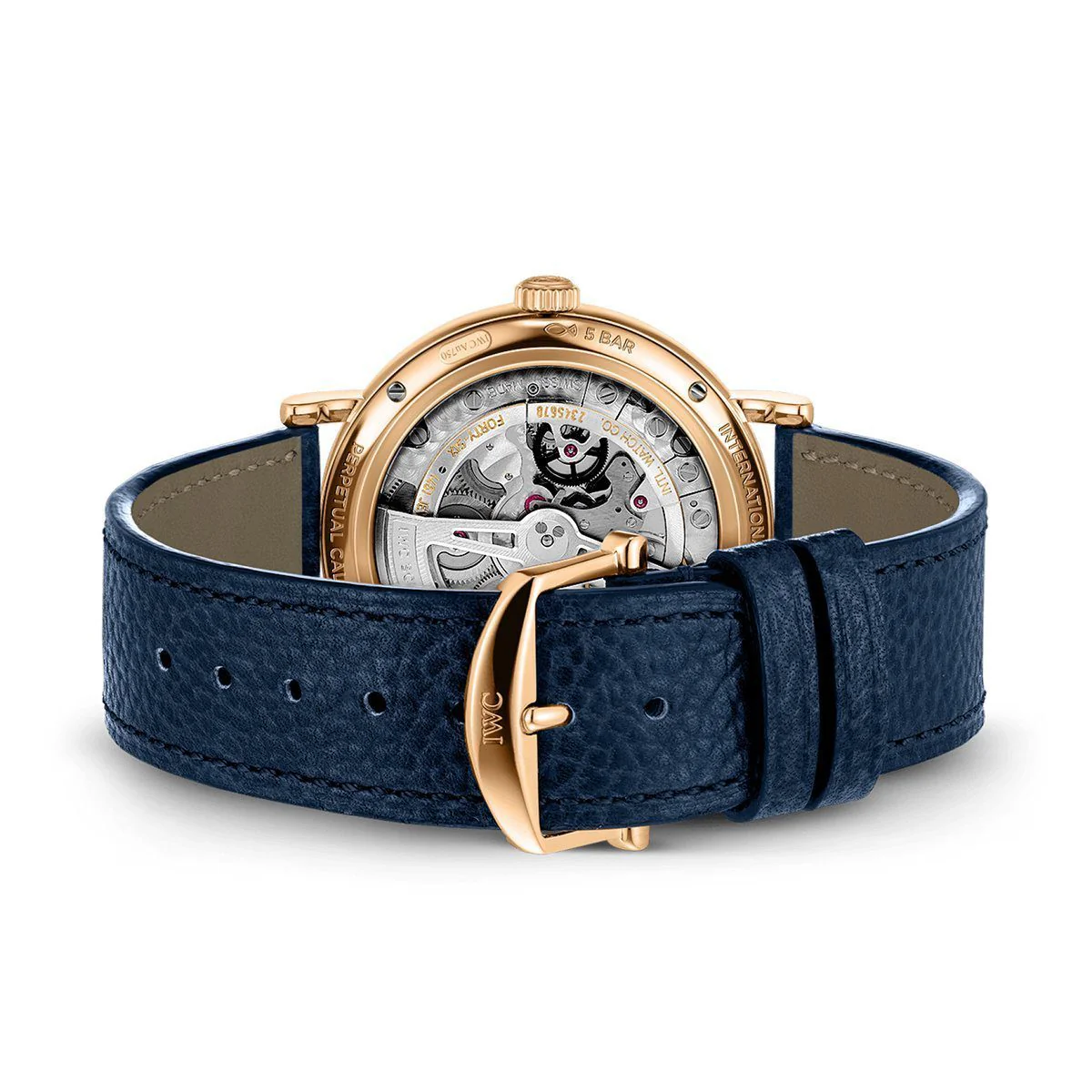 IWC Schaffhausen Portofino Perpetual Calendar 40mm Gold Watch - Image 4