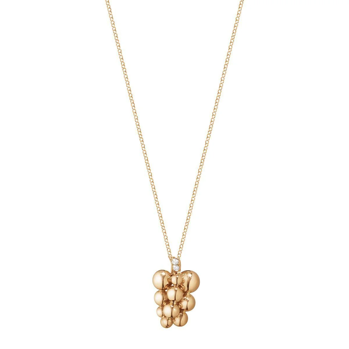 Moonlight Grapes 18ct Rose Gold &amp; Diamond Necklace
