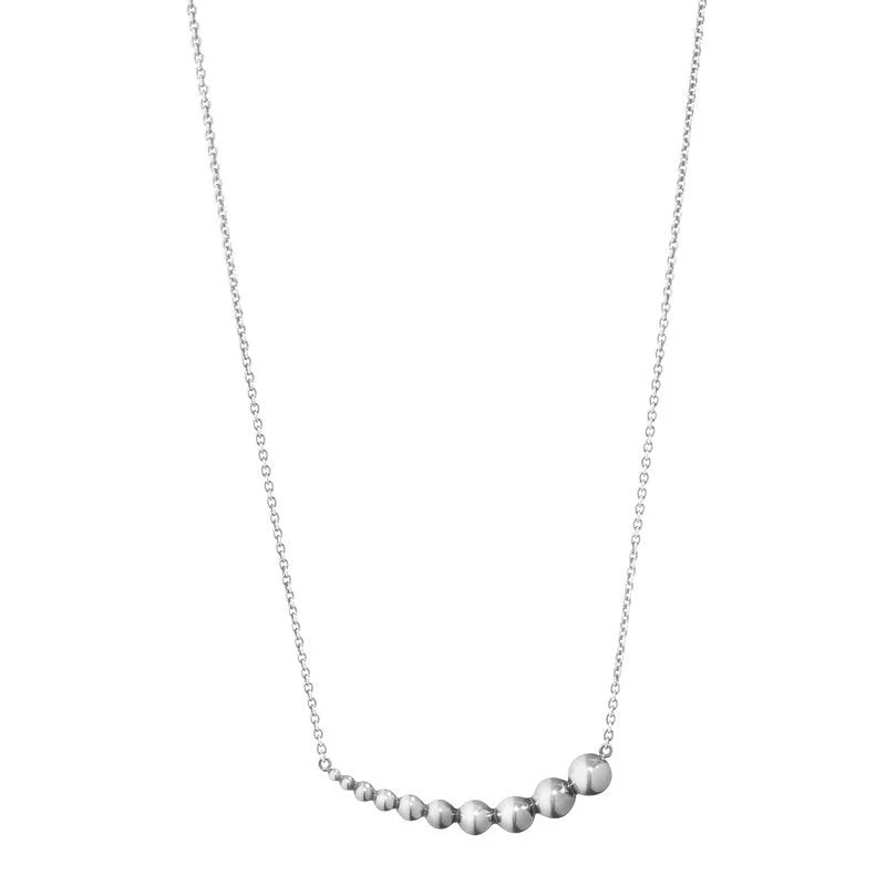 Moonlight Grapes Silver Pendant Necklace