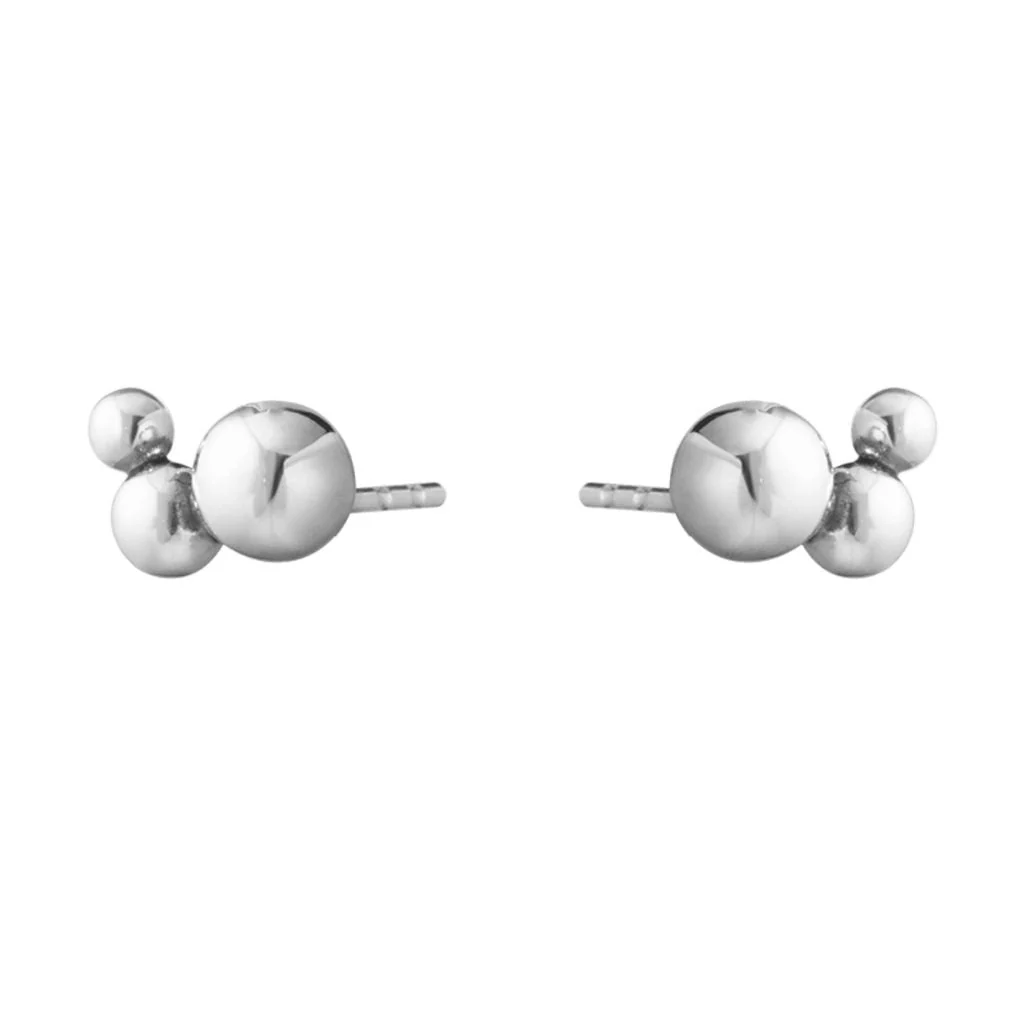Moonlight Grapes Sterling Silver Stud Earrings