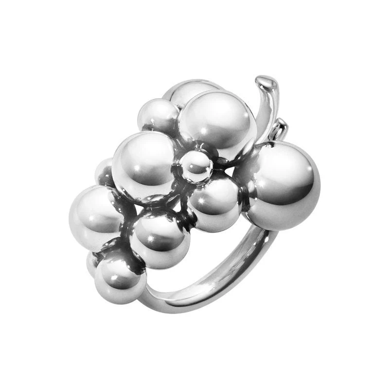 Moonlight Grapes Sterling Silver Ring