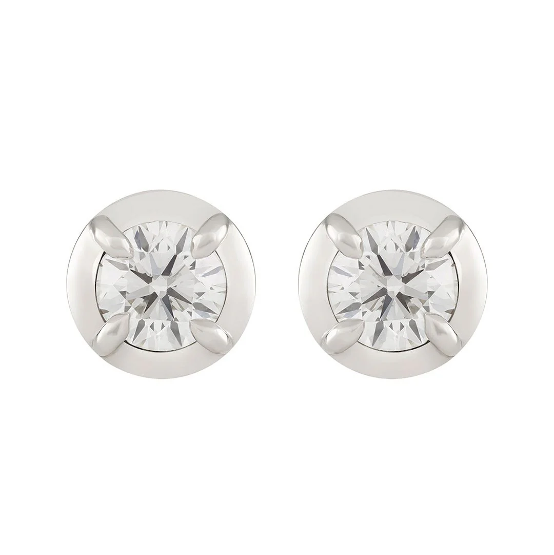 Day Diamonds 18ct Yellow Gold Diamond Stud Earrings - Image 3