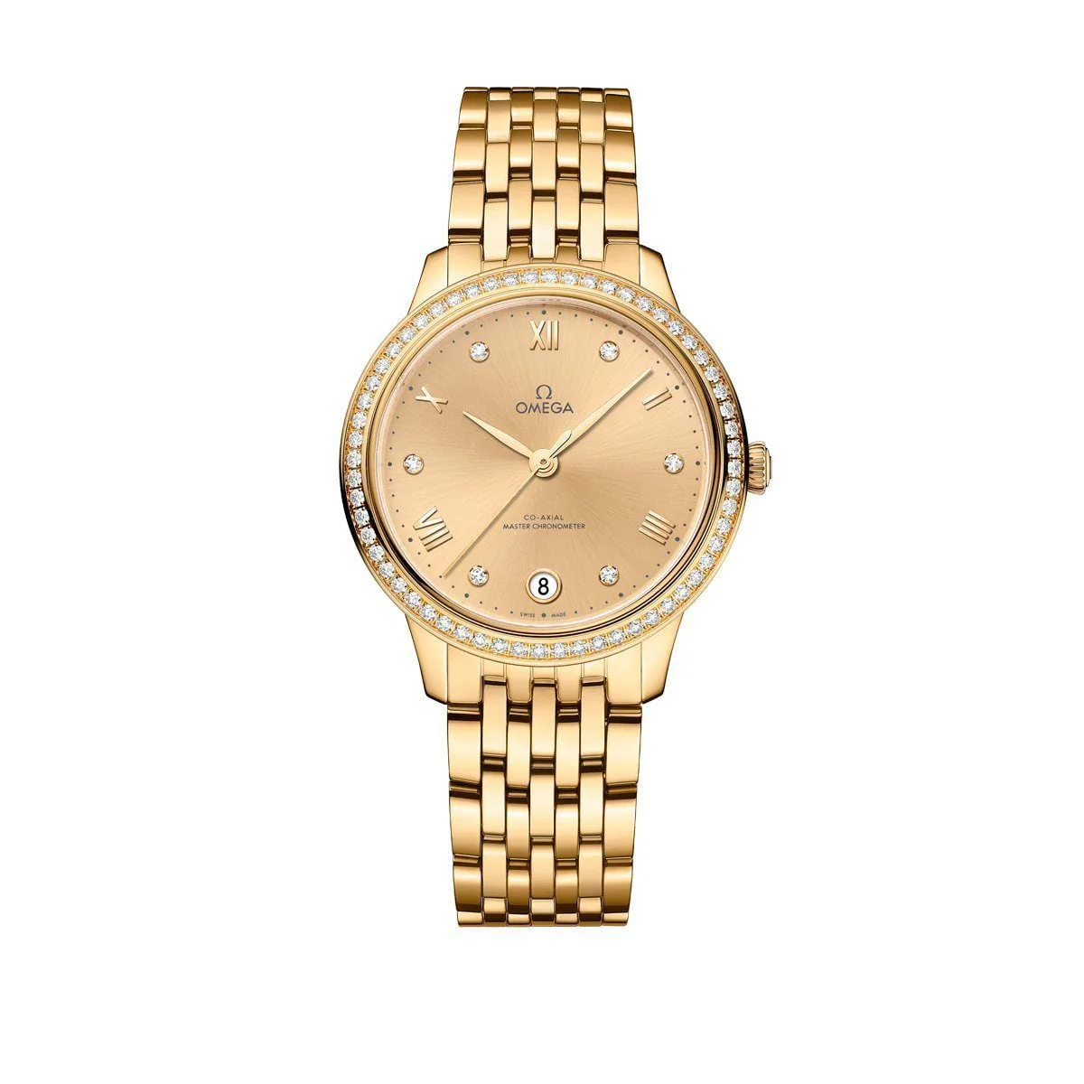OMEGA De Ville Prestige Yellow Gold Chronometer 34mm Watch