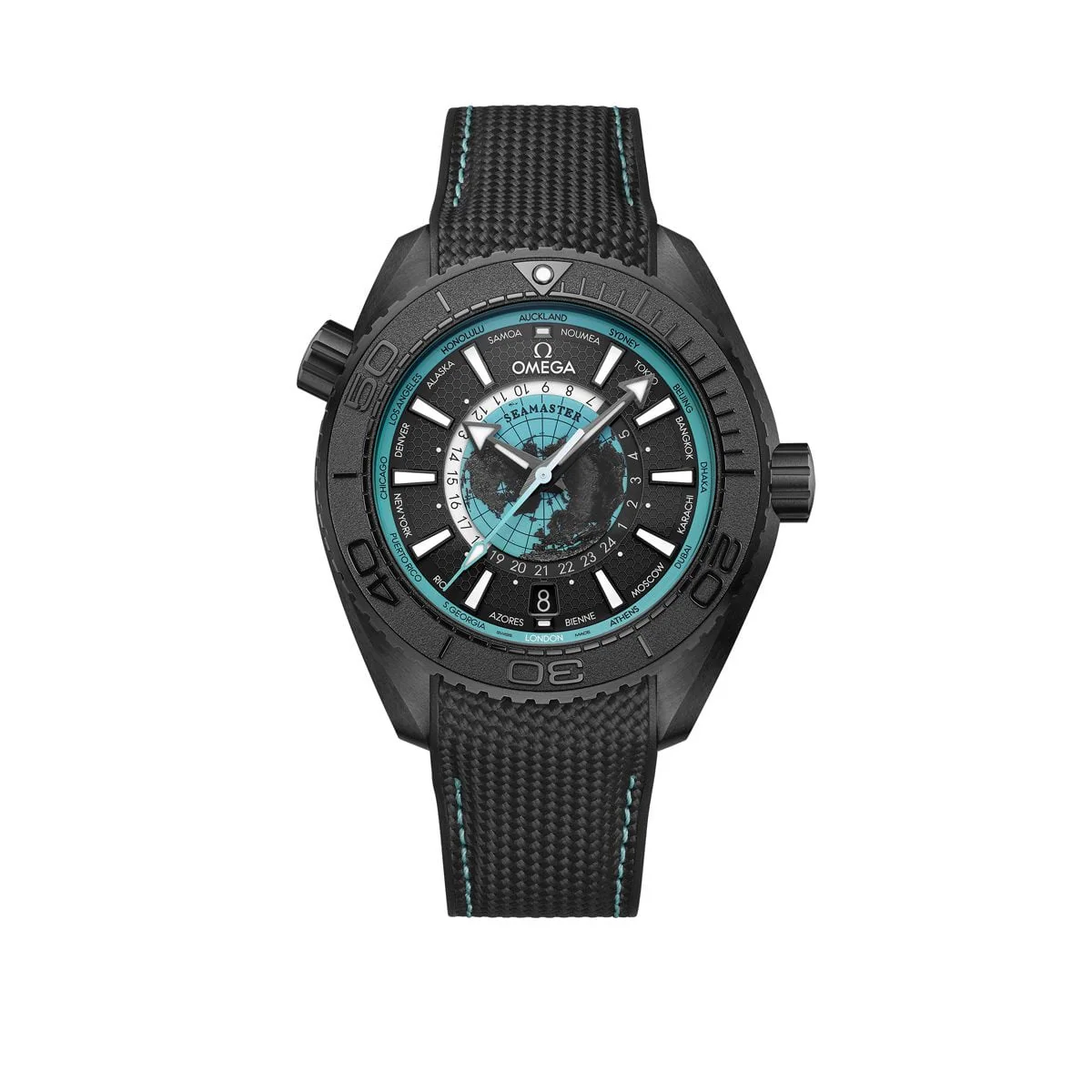 OMEGA Seamaster Planet Ocean Worldtimer 45.5mm Watch