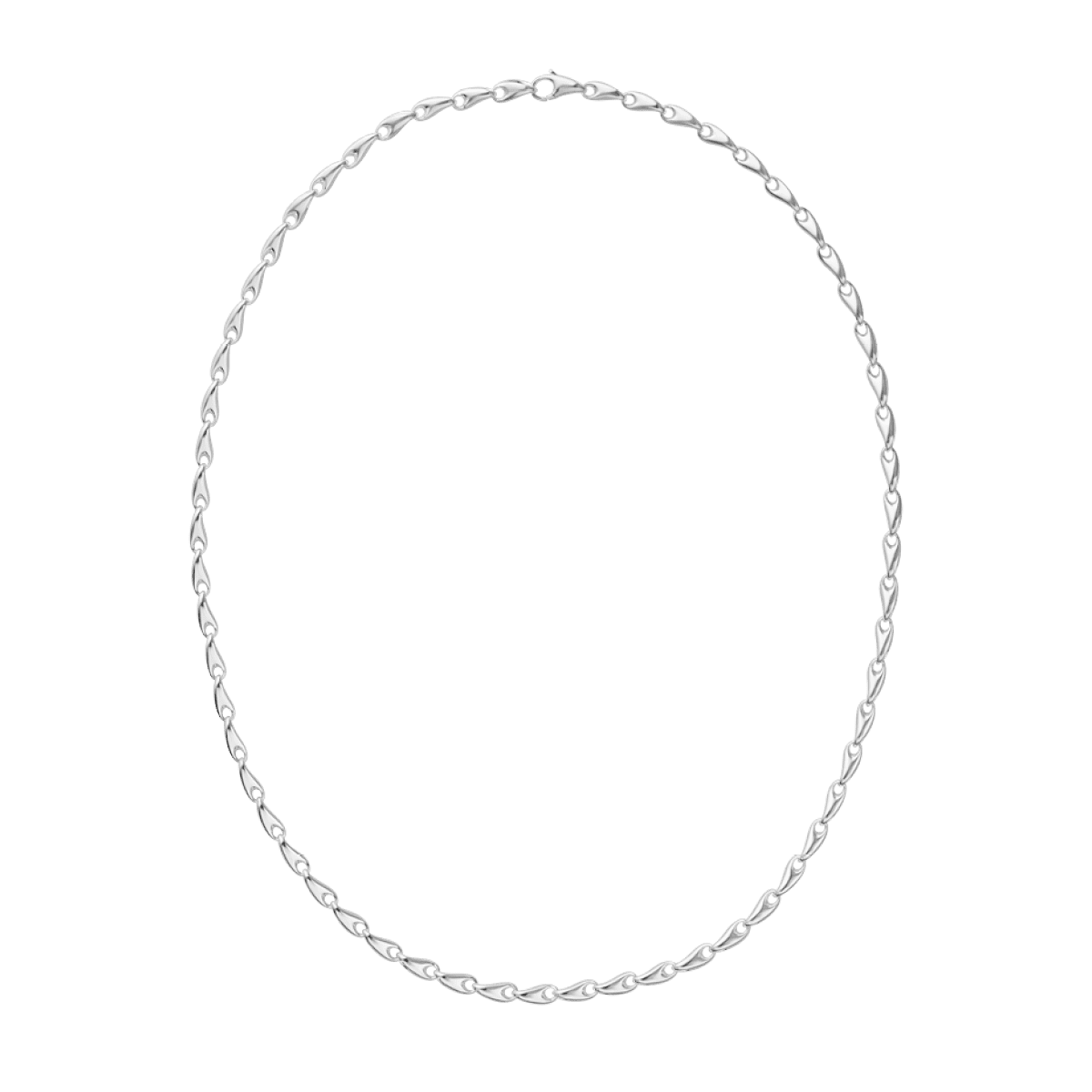 Reflect Silver Slim Necklace