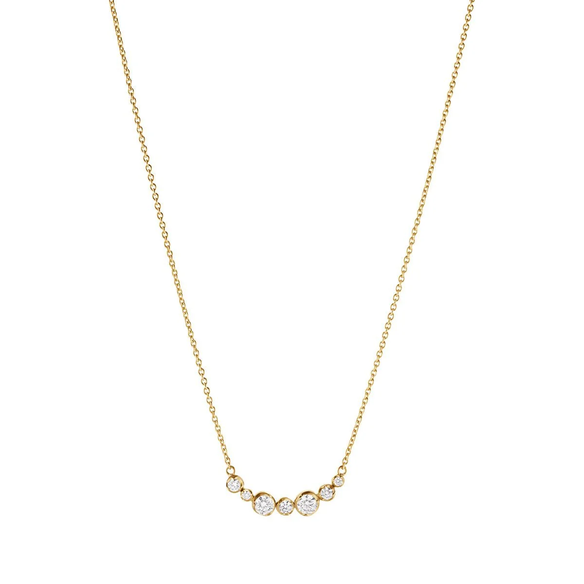Signature Diamonds Yellow Gold Pendant