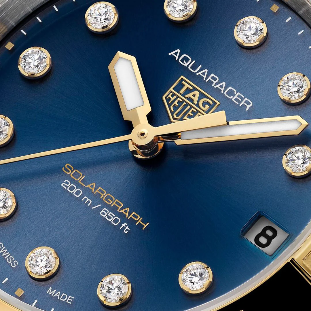 TAG Heuer Aquaracer Professional 200 Solargraph 34mm Watch - Image 4