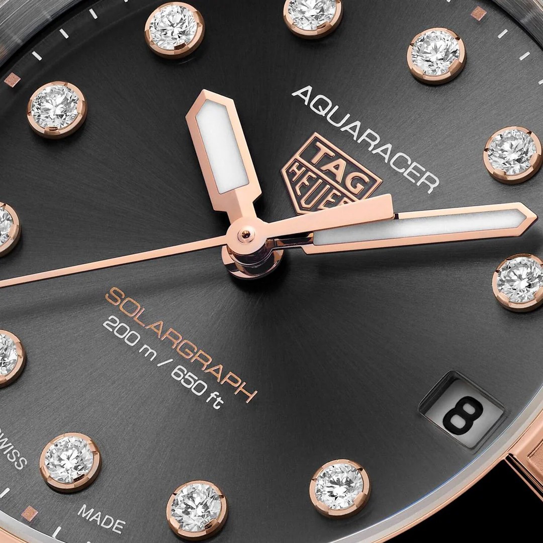 TAG Heuer Aquaracer Professional 200 Solargraph 34mm Watch - Image 4