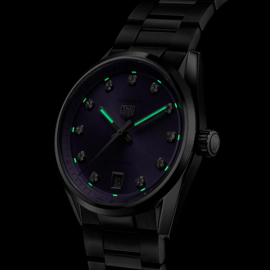 TAG Heuer Carrera Date 36mm Automatic Watch - Image 3