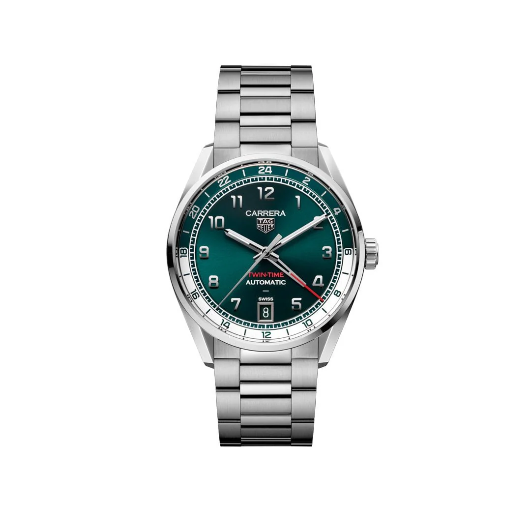 TAG Heuer Carrera Date Twin-Time 41mm Automatic Watch