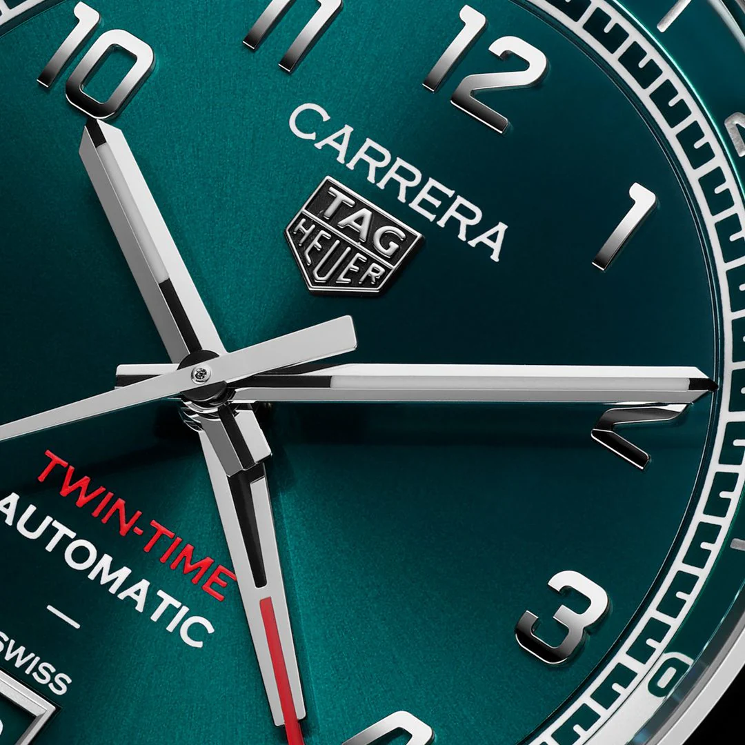 TAG Heuer Carrera Date Twin-Time 41mm Automatic Watch - Image 4