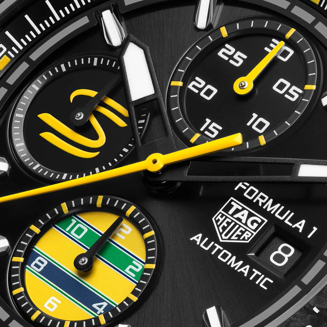 TAG Heuer SPECIAL EDITION Formula 1 Chronograph x Senna 44mm Watch - Image 4